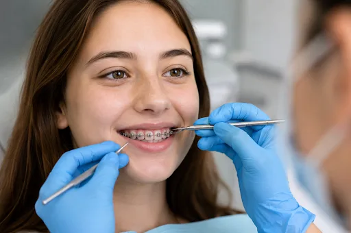 Contrôle d'un appareil multi-attaches chez une adolescente